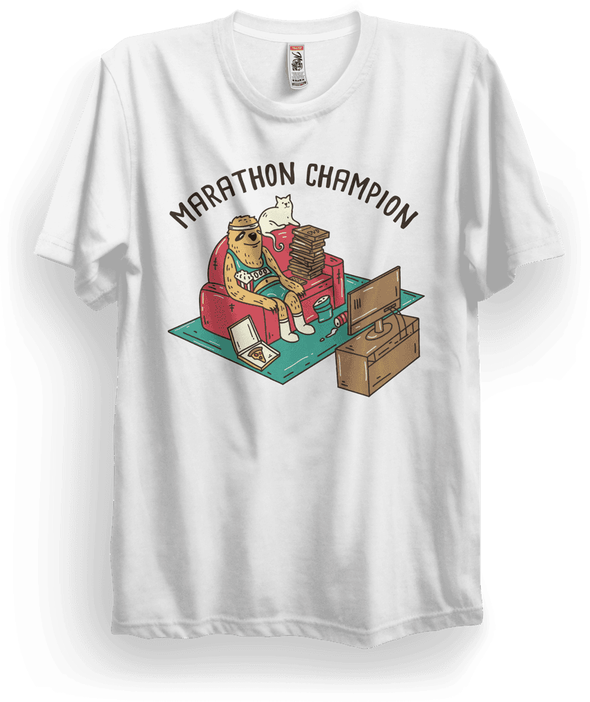 Before: apparel mock without brand system