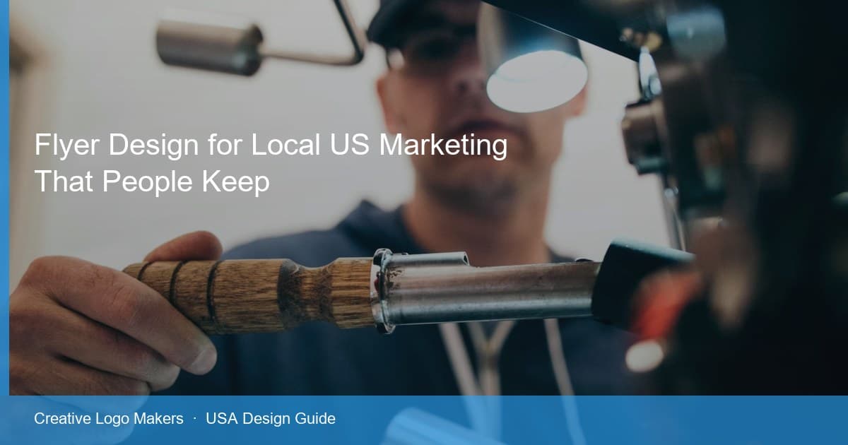 Flyer Design for Local US Marketing That People Keep — USA design guide cover image