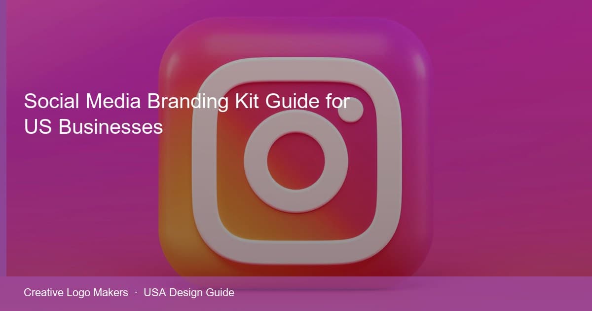 Social Media Branding Kit Guide for US Businesses — USA design guide cover image