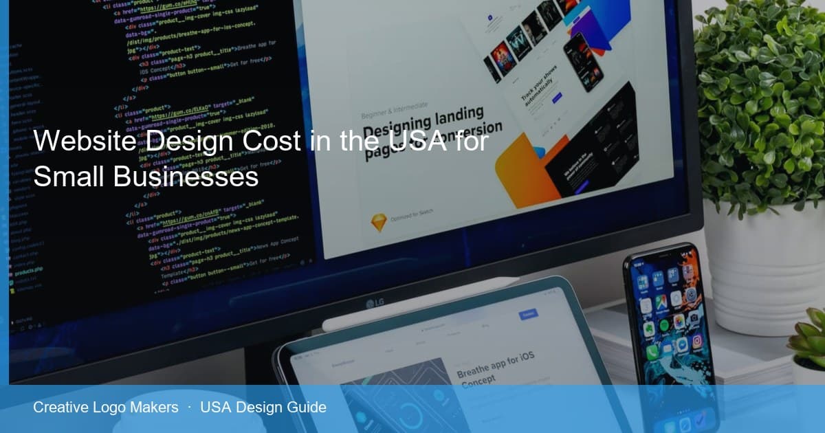Website Design Cost in the USA for Small Businesses — USA design guide cover image