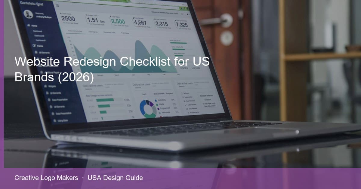 Website Redesign Checklist for US Brands (2026) — USA design guide cover image